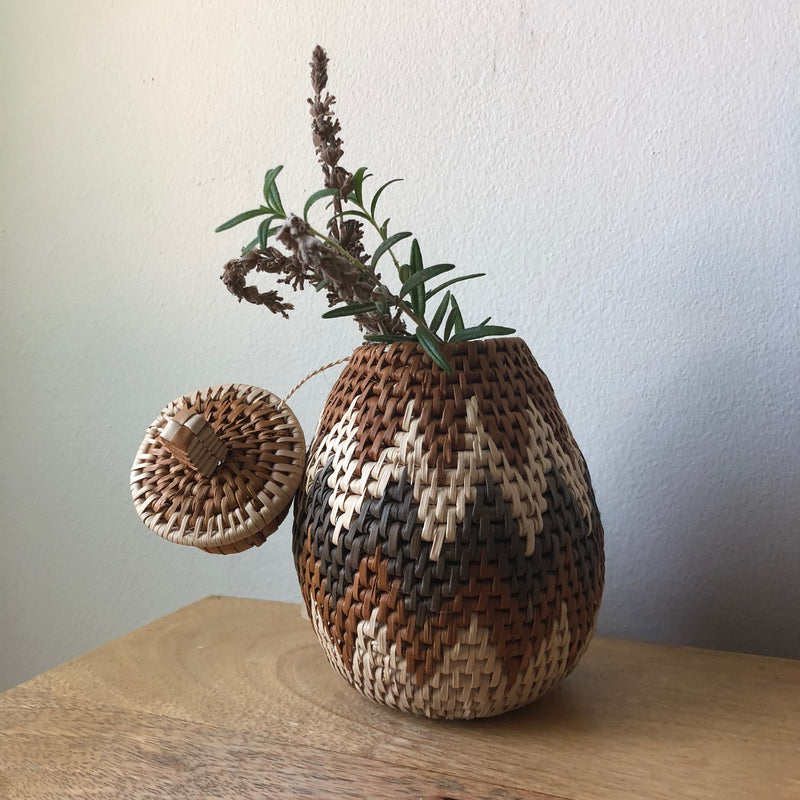Zulu Palm Herb Basket