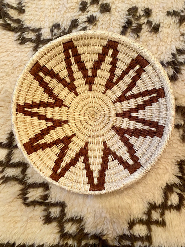 Rust & Cream Basket