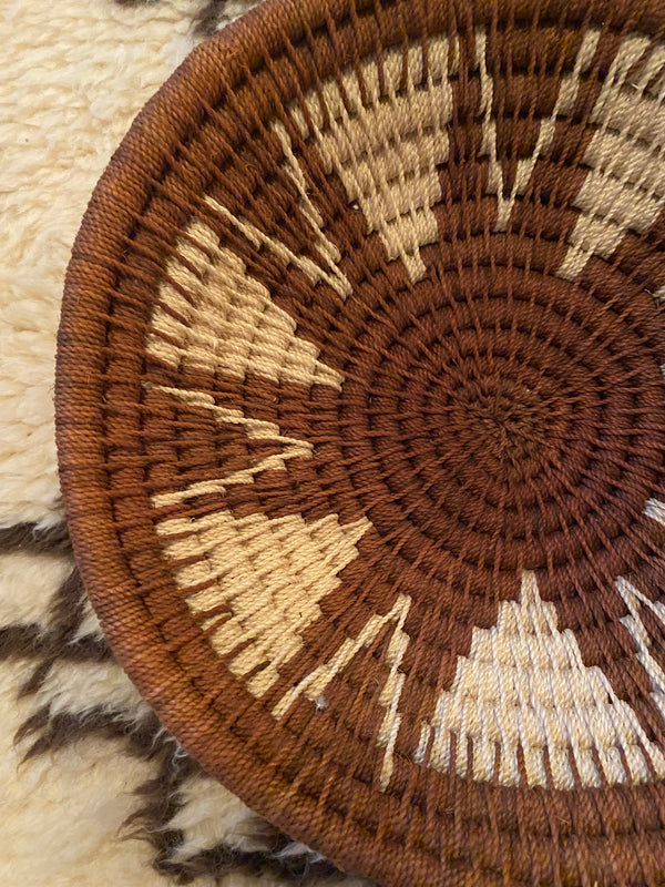 Rust & Cream Basket