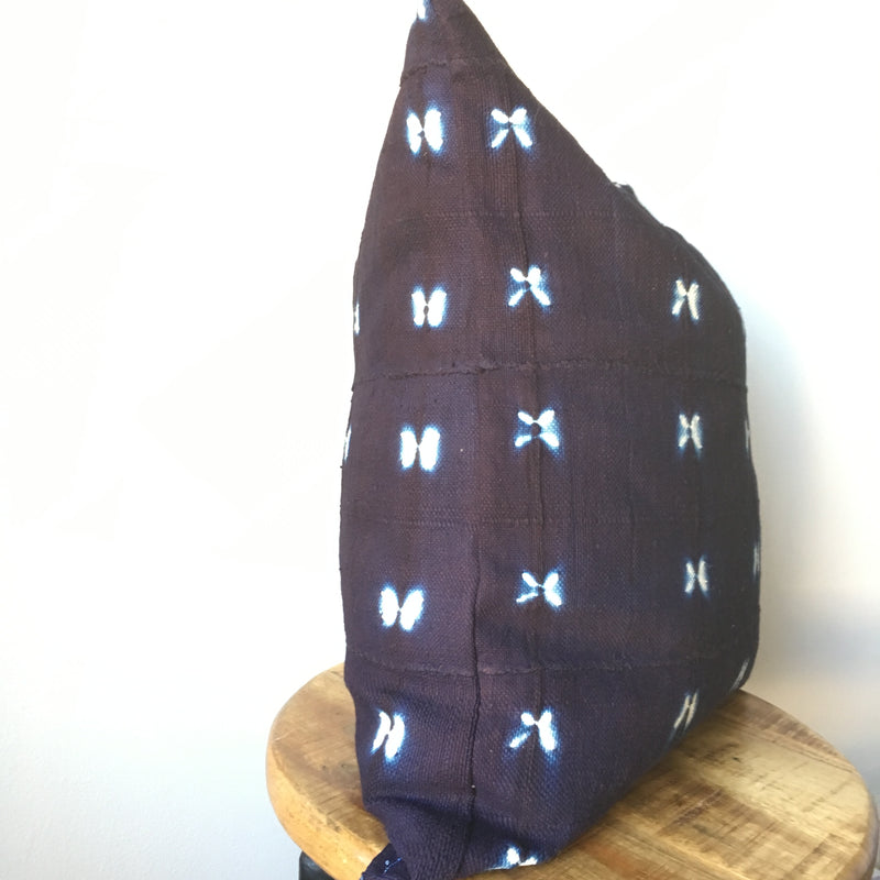 INDIGO SHIBORI MUDCLOTH Pillow Cover