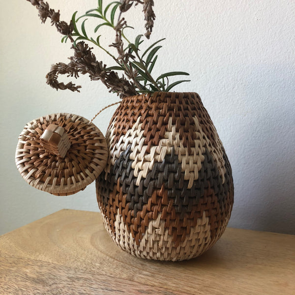 Zulu Palm Herb Basket